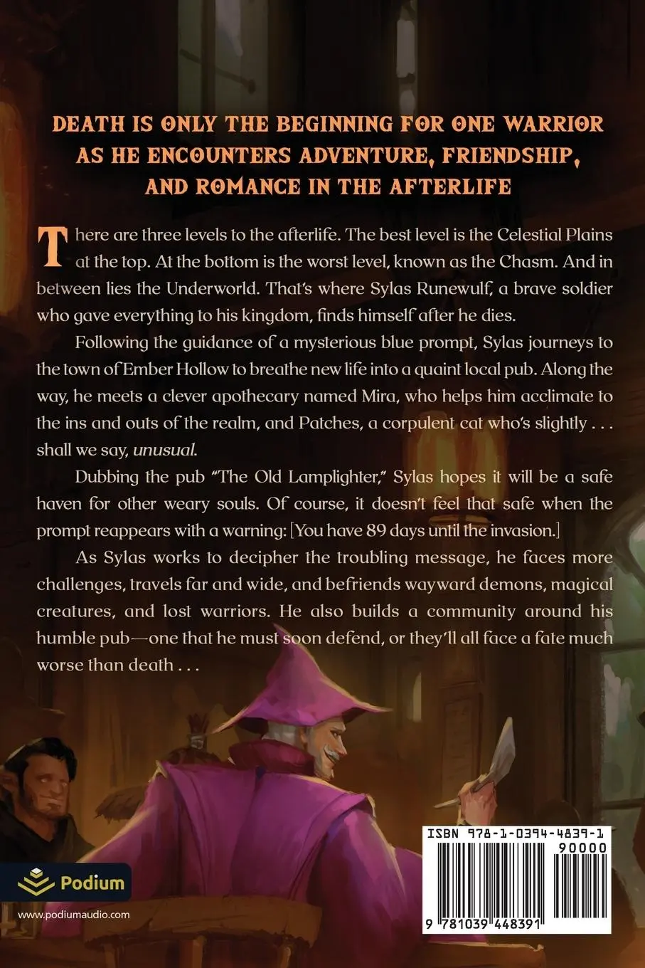 Rückseite: 9781039448391 | A Pub in the Underworld | A Slice-of-Life LitRPG Adventure | Cooper