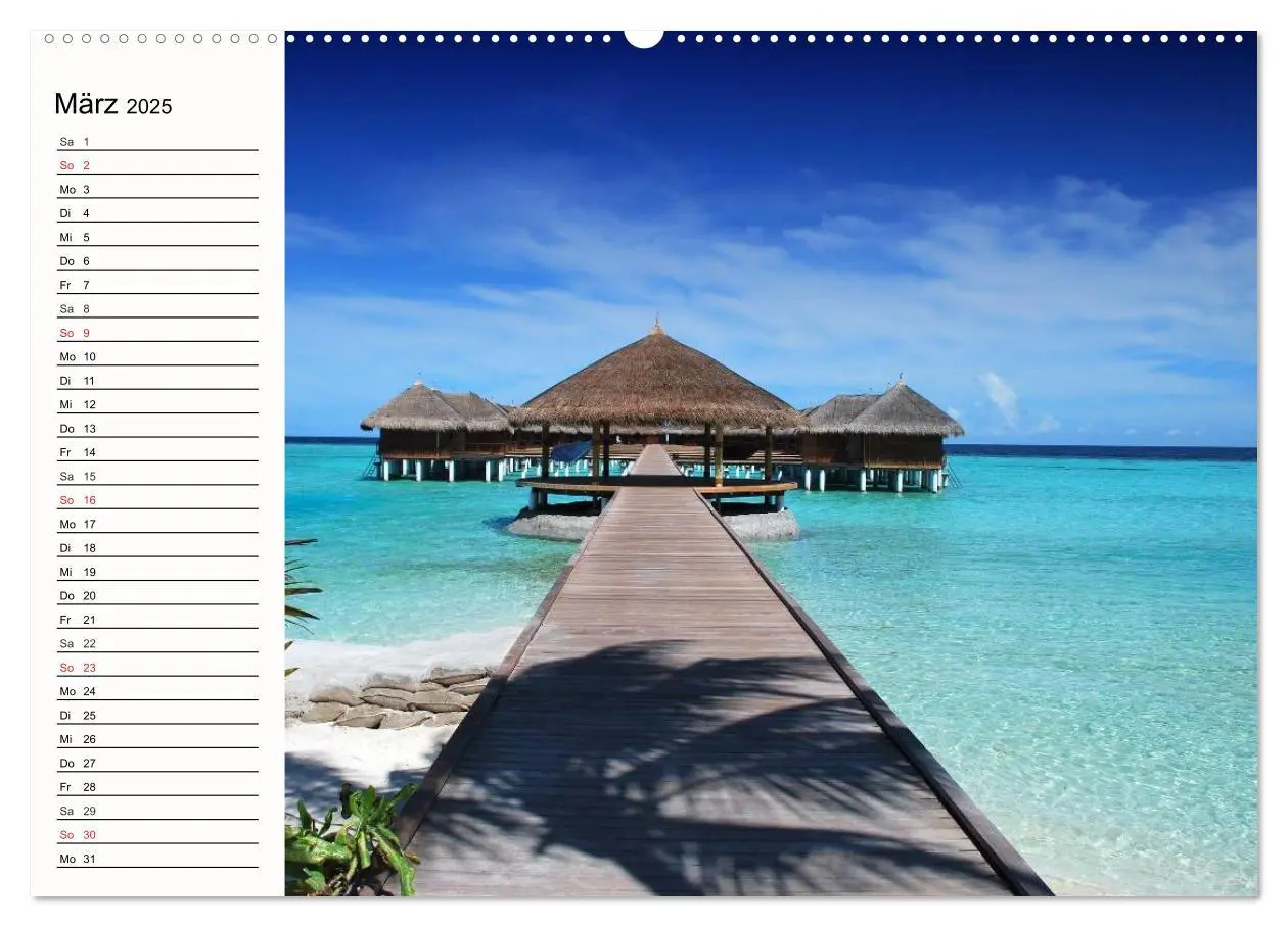 Bild: 9783435488391 | Paradiese. Karibik und Südsee über und unter Wasser (Wandkalender...