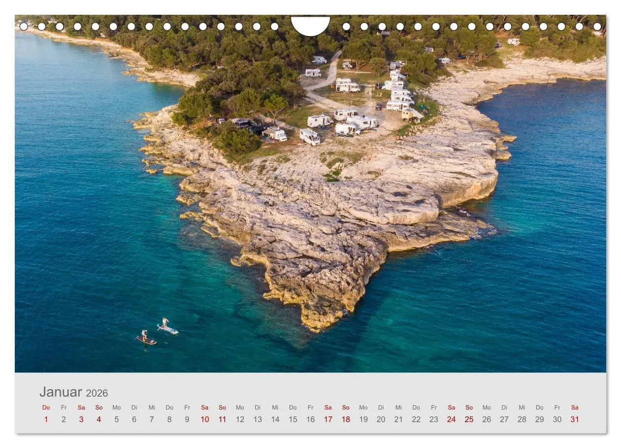 Bild: 9783457578391 | Abenteuer Camping in Kroatien (Wandkalender 2026 DIN A4 quer),...