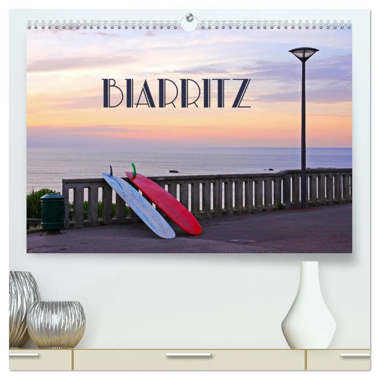 Cover: 9783457718391 | Biarritz (hochwertiger Premium Wandkalender 2026 DIN A2 quer),...