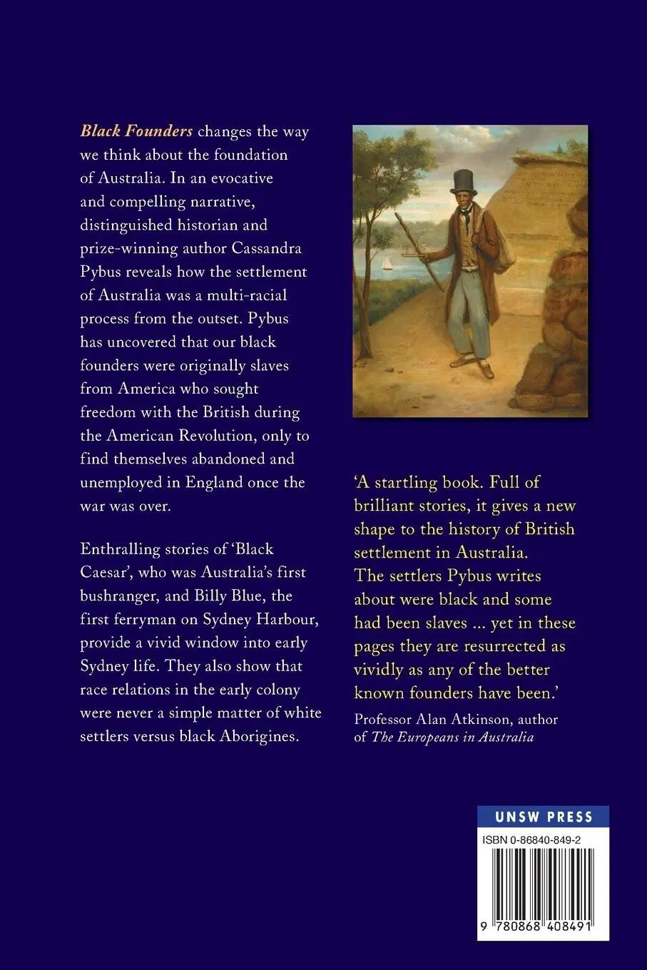 Rückseite: 9780868408491 | Black Founders | The Unknown Story of Australia's First Black Settlers