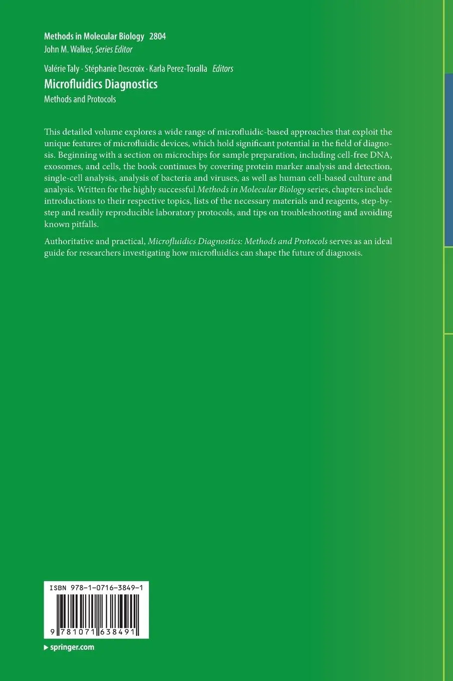 Rückseite: 9781071638491 | Microfluidics Diagnostics | Methods and Protocols | Taly (u. a.) | xii