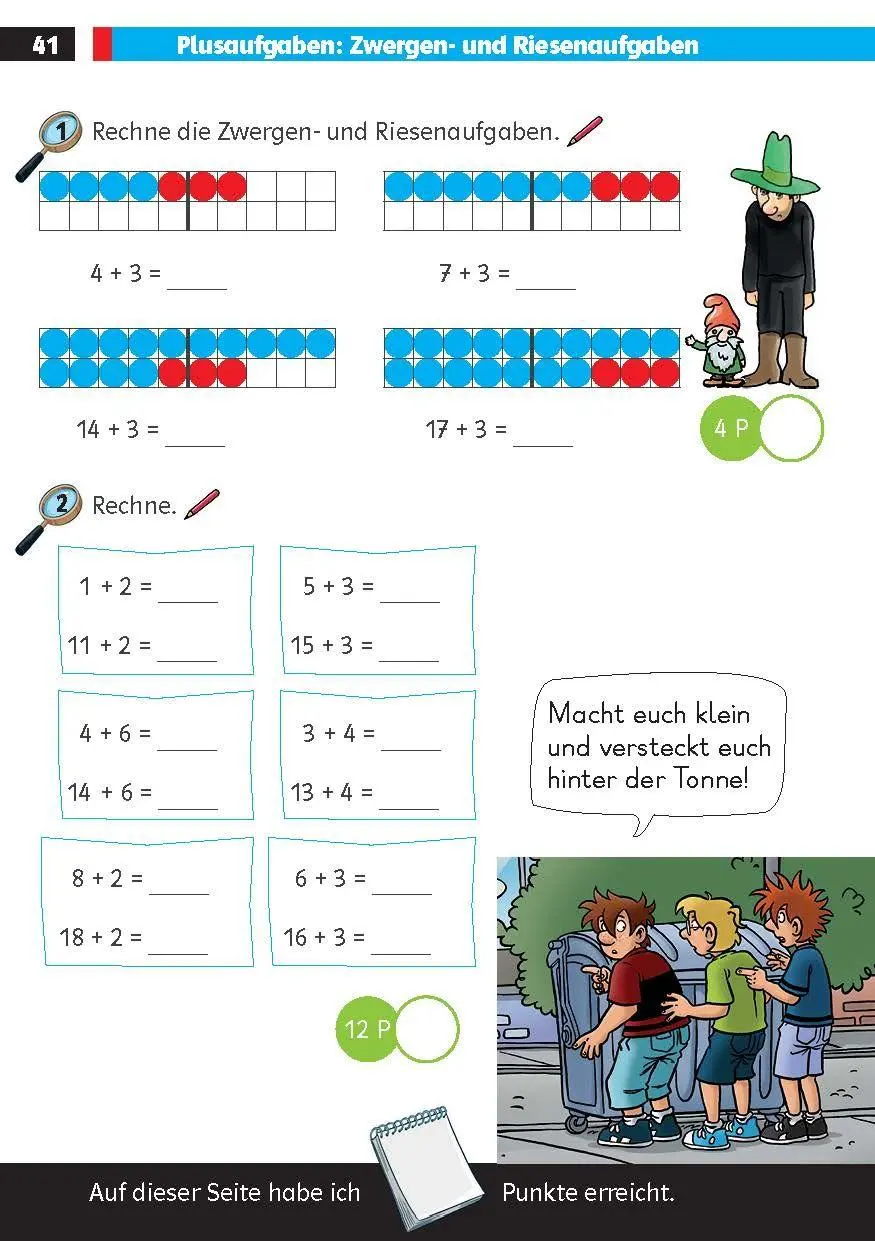 Bild: 9783129498491 | Die drei ??? Kids: Mein Matheblock 1. Klasse | Taschenbuch | 128 S.