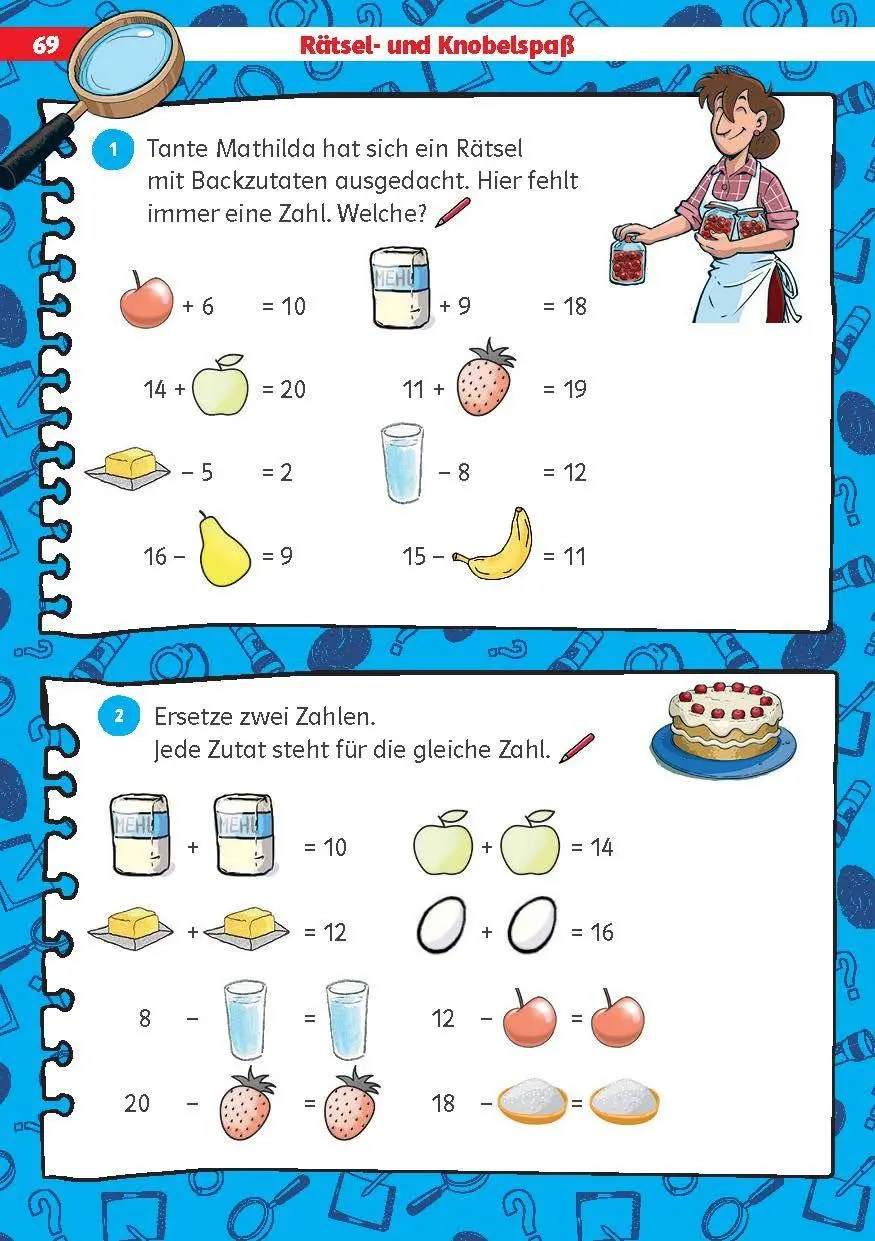 Bild: 9783129498491 | Die drei ??? Kids: Mein Matheblock 1. Klasse | Taschenbuch | 128 S.