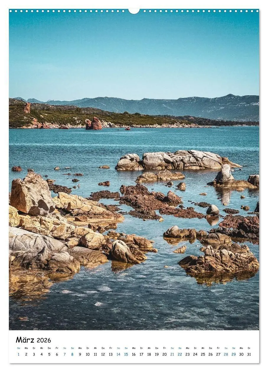 Bild: 9783516658491 | Magisches Sardinien (Wandkalender 2026 DIN A2 hoch), CALVENDO...
