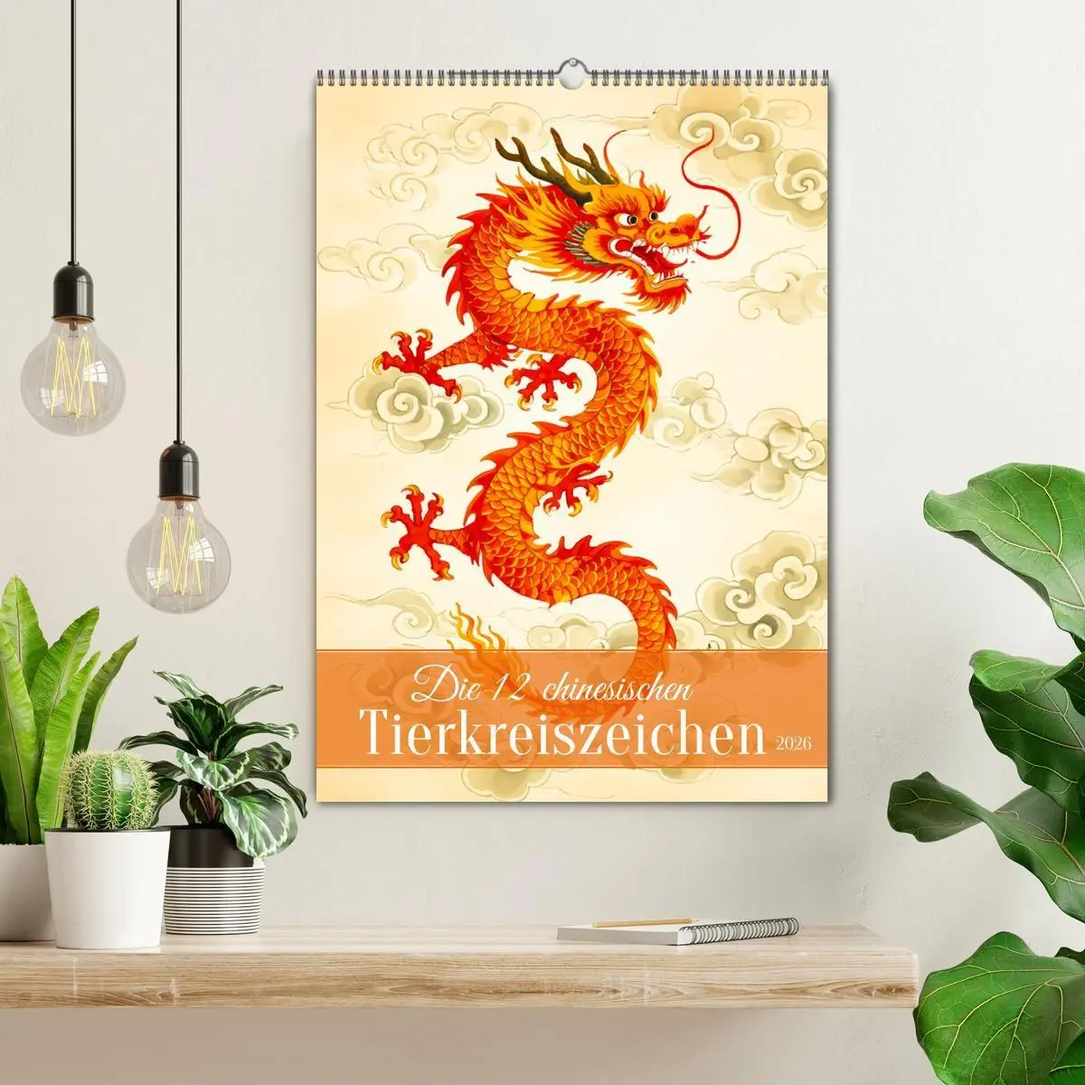 Bild: 9783516728491 | Die 12 chinesischen Tierkreiszeichen (Wandkalender 2026 DIN A2...