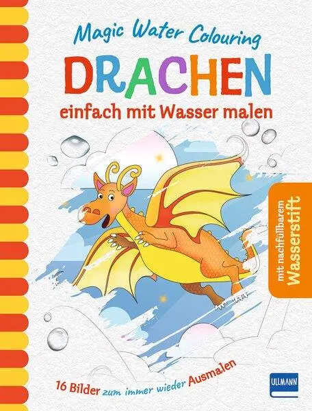 Cover: 9783741528491 | Magic Water Colouring - Drachen | Jane Kent | Buch | 64 S. | Deutsch