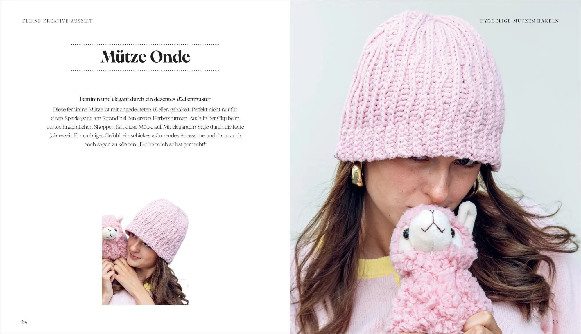 Bild: 9783841068491 | Kleine kreative Auszeit: Trendige Mützen häkeln | Andel Konrad (u. a.)