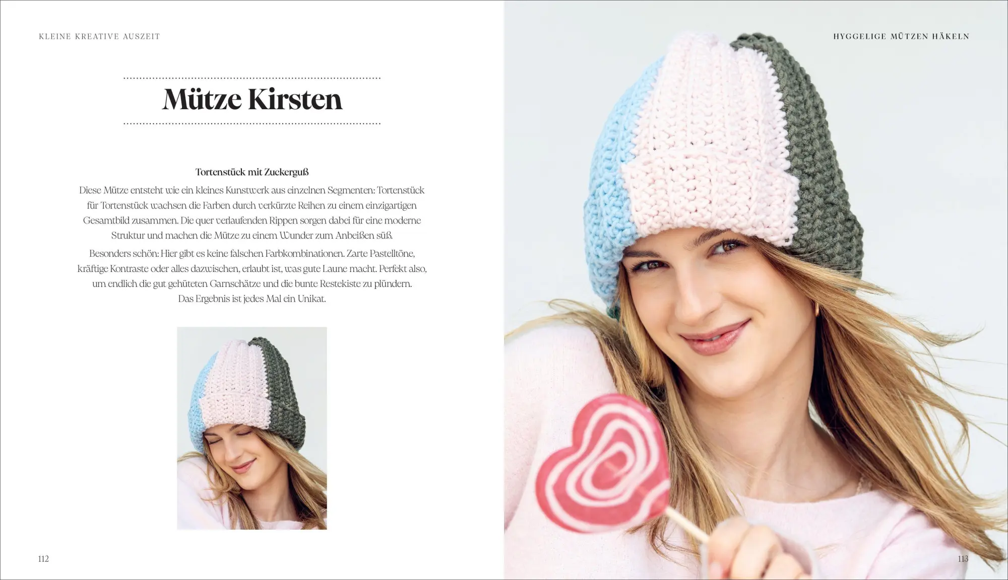 Bild: 9783841068491 | Kleine kreative Auszeit: Trendige Mützen häkeln | Andel Konrad (u. a.)