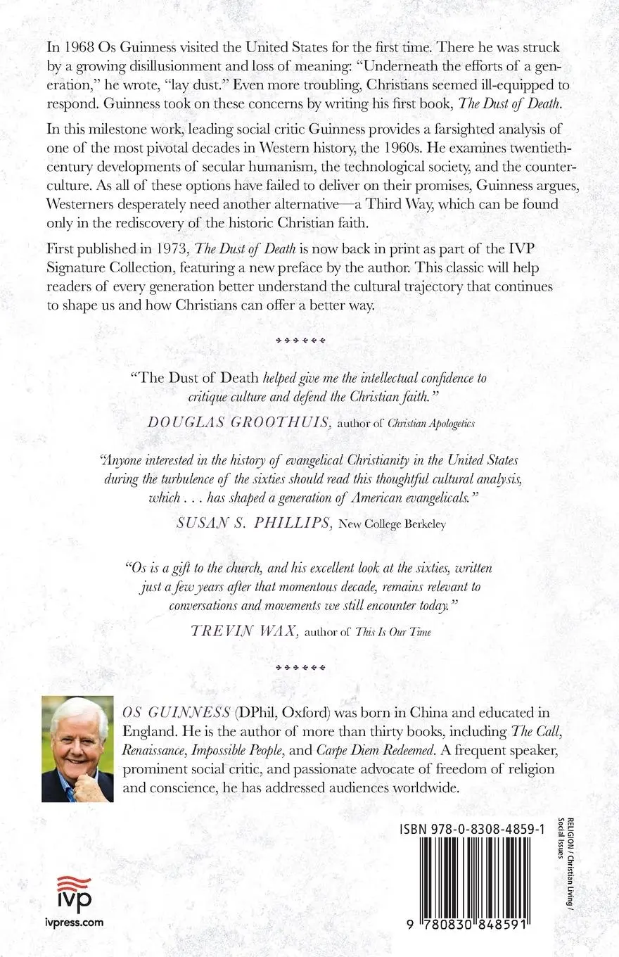 Rückseite: 9780830848591 | The Dust of Death | Os Guinness | Taschenbuch | Englisch | 2023 | IVP