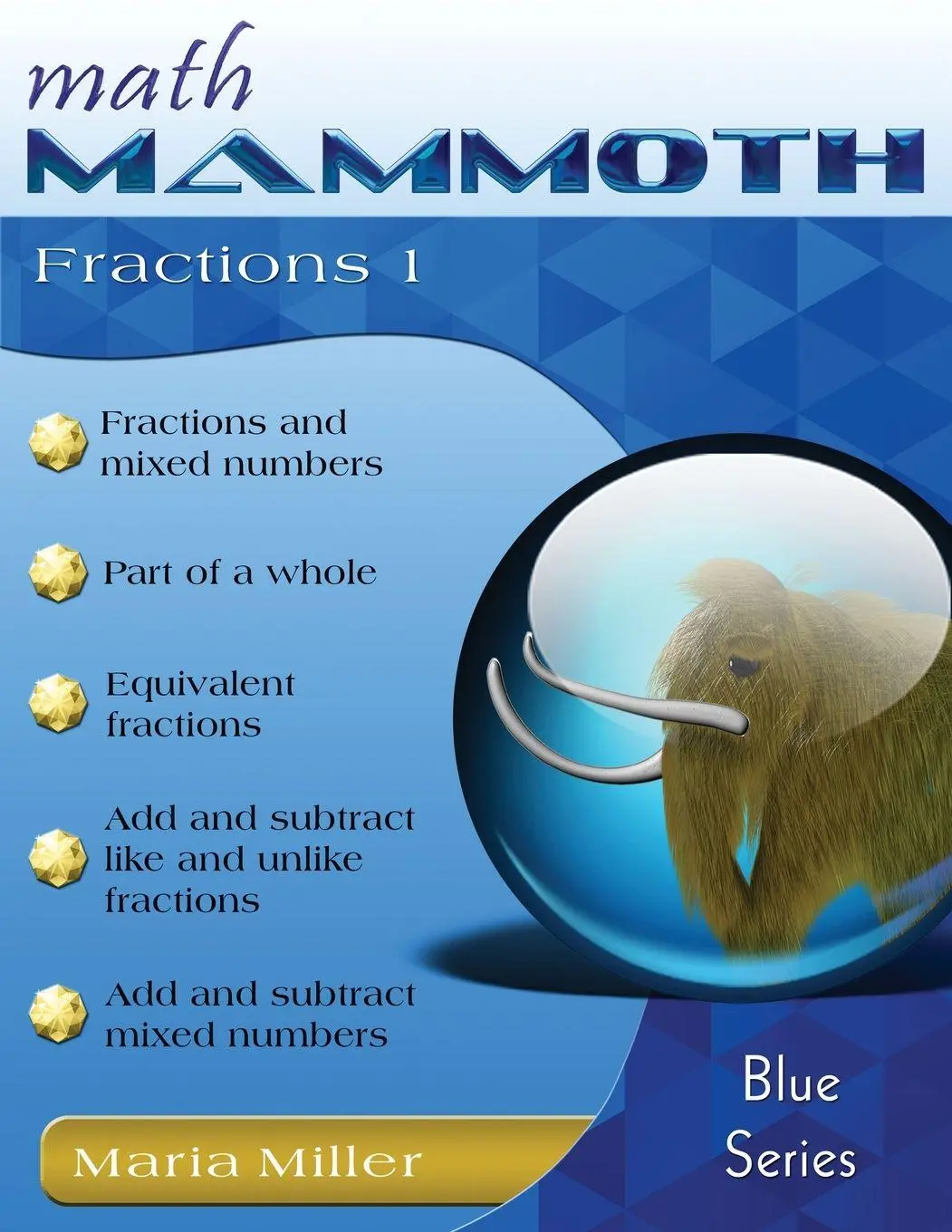 Cover: 9781954358591 | Math Mammoth Fractions 1 | Maria Miller | Taschenbuch | Englisch