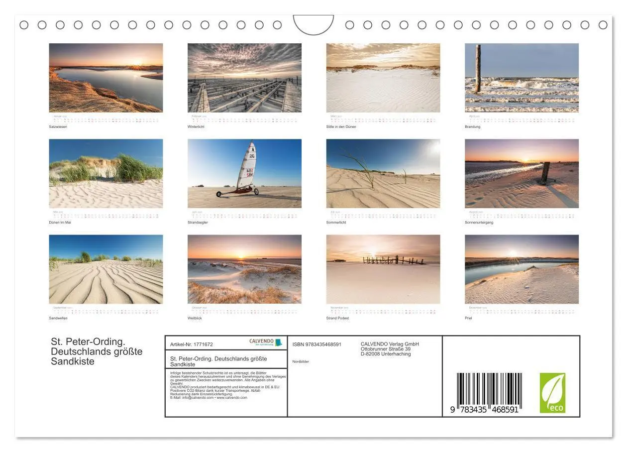 Bild: 9783435468591 | St. Peter-Ording. Deutschlands größte Sandkiste (Wandkalender 2025...