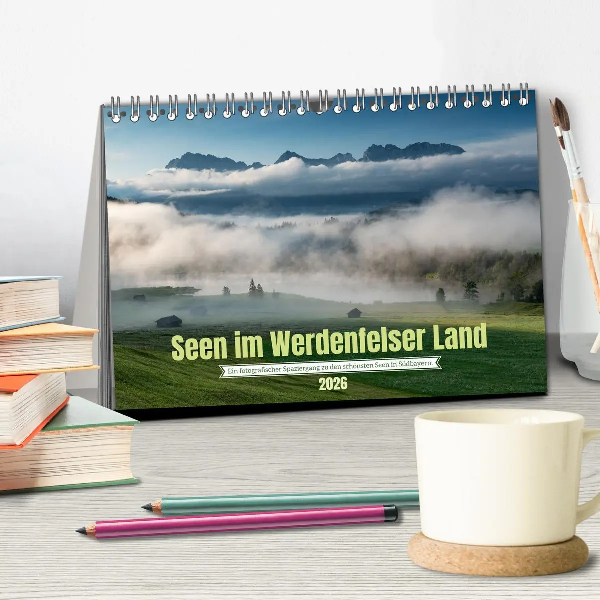 Bild: 9783457488591 | Seen im Werdenfelser Land (Tischkalender 2026 DIN A5 quer),...