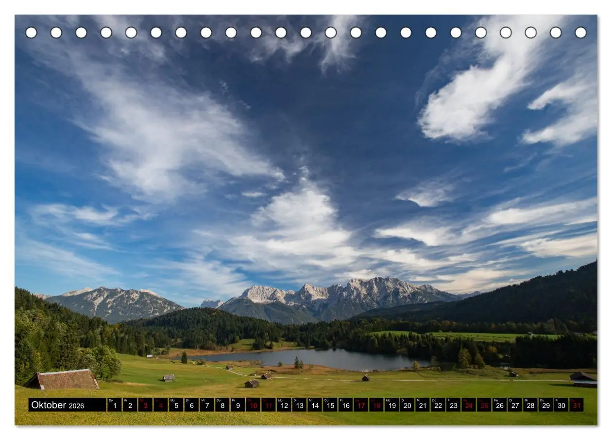 Bild: 9783457488591 | Seen im Werdenfelser Land (Tischkalender 2026 DIN A5 quer),...