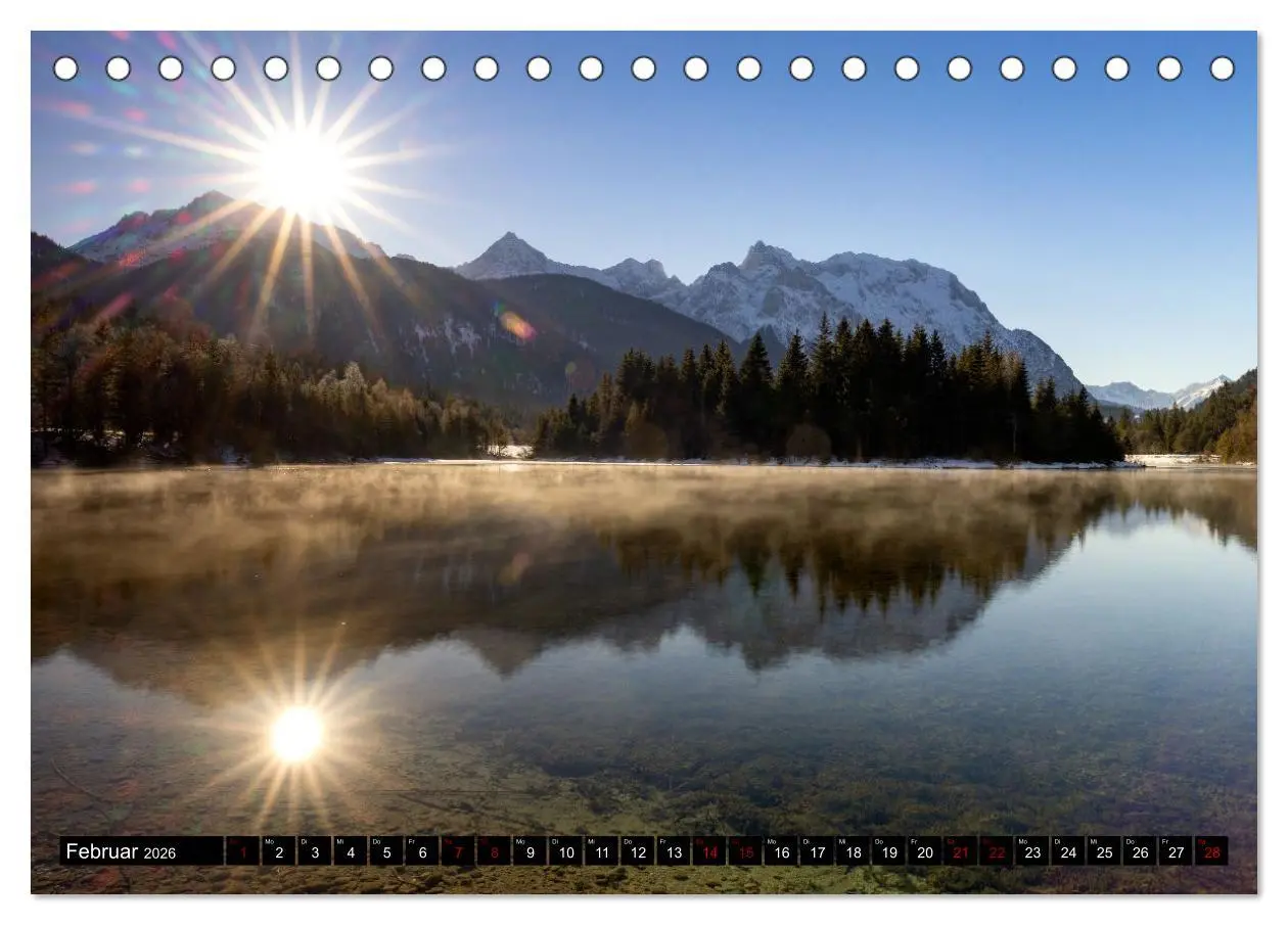 Bild: 9783457488591 | Seen im Werdenfelser Land (Tischkalender 2026 DIN A5 quer),...