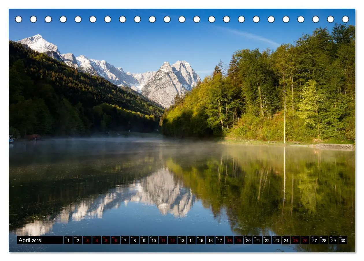 Bild: 9783457488591 | Seen im Werdenfelser Land (Tischkalender 2026 DIN A5 quer),...
