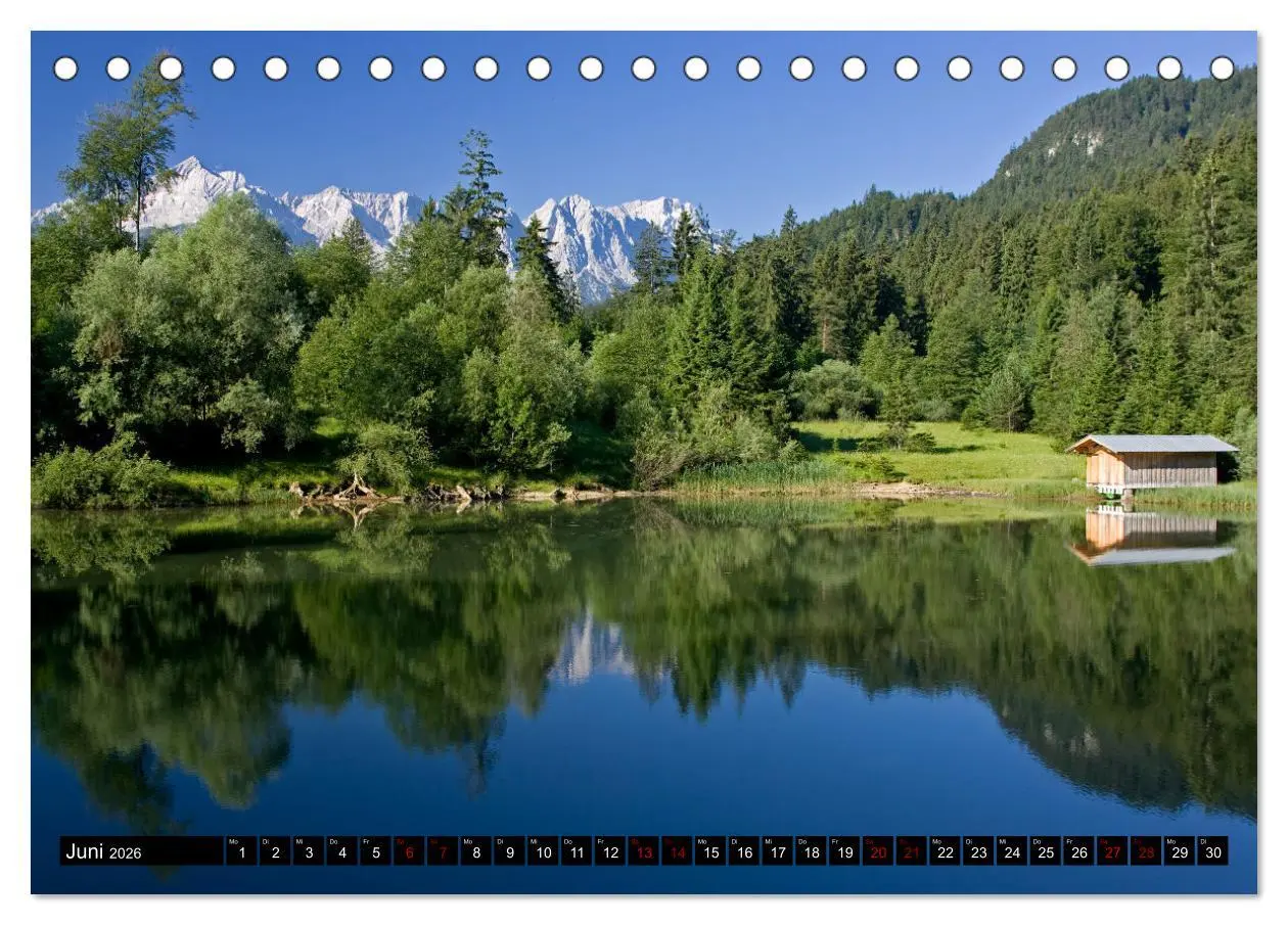 Bild: 9783457488591 | Seen im Werdenfelser Land (Tischkalender 2026 DIN A5 quer),...