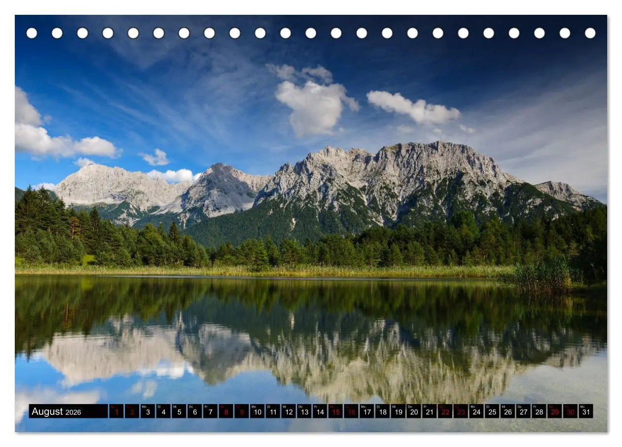 Bild: 9783457488591 | Seen im Werdenfelser Land (Tischkalender 2026 DIN A5 quer),...