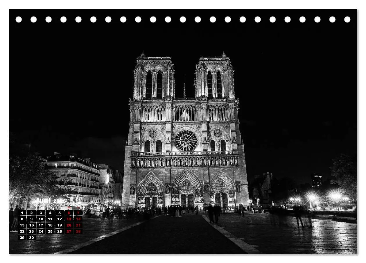 Bild: 9783457938591 | Paris-Impressionen in Schwarz-Weiß (Tischkalender 2026 DIN A5...