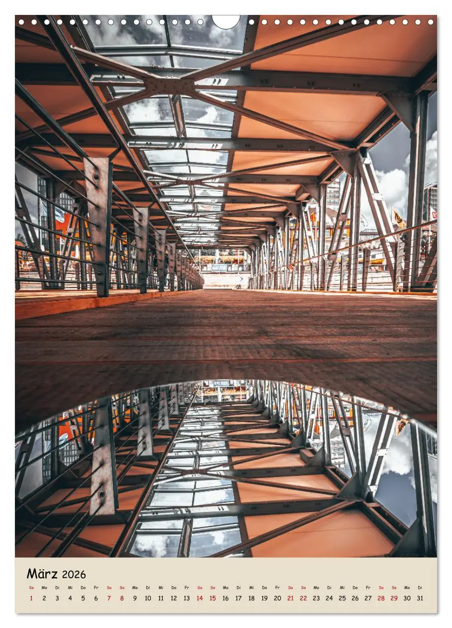 Bild: 9783516338591 | Hamburg Spiegelungen 2026 (Wandkalender 2026 DIN A3 hoch), CALVENDO...
