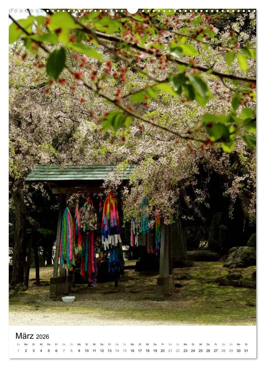 Bild: 9783516408591 | Japan - Kirschblüten (hochwertiger Premium Wandkalender 2026 DIN A2...