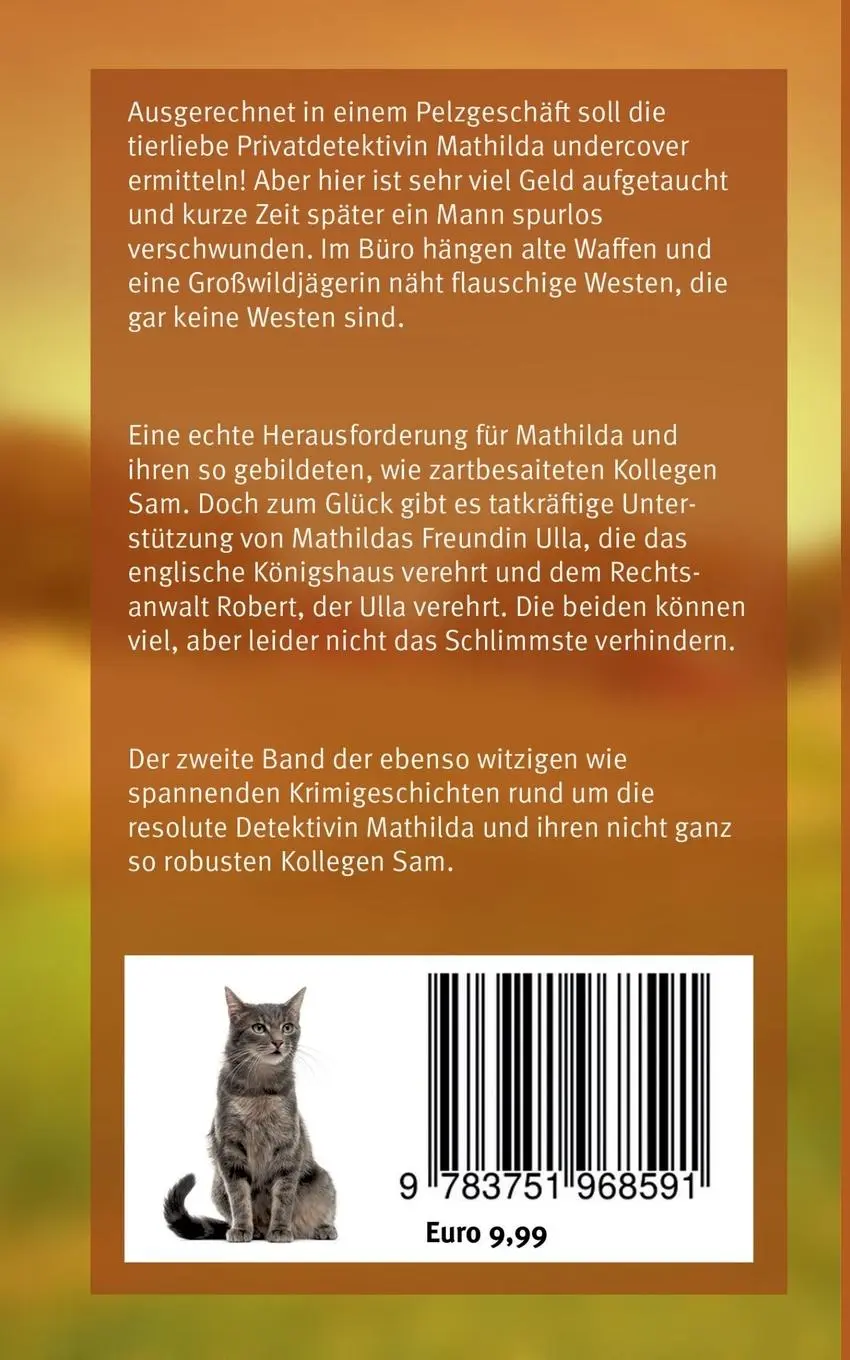 Rückseite: 9783751968591 | Lieblingsmörder | Tod zwischen Pelzen | Andrea Becker | Taschenbuch
