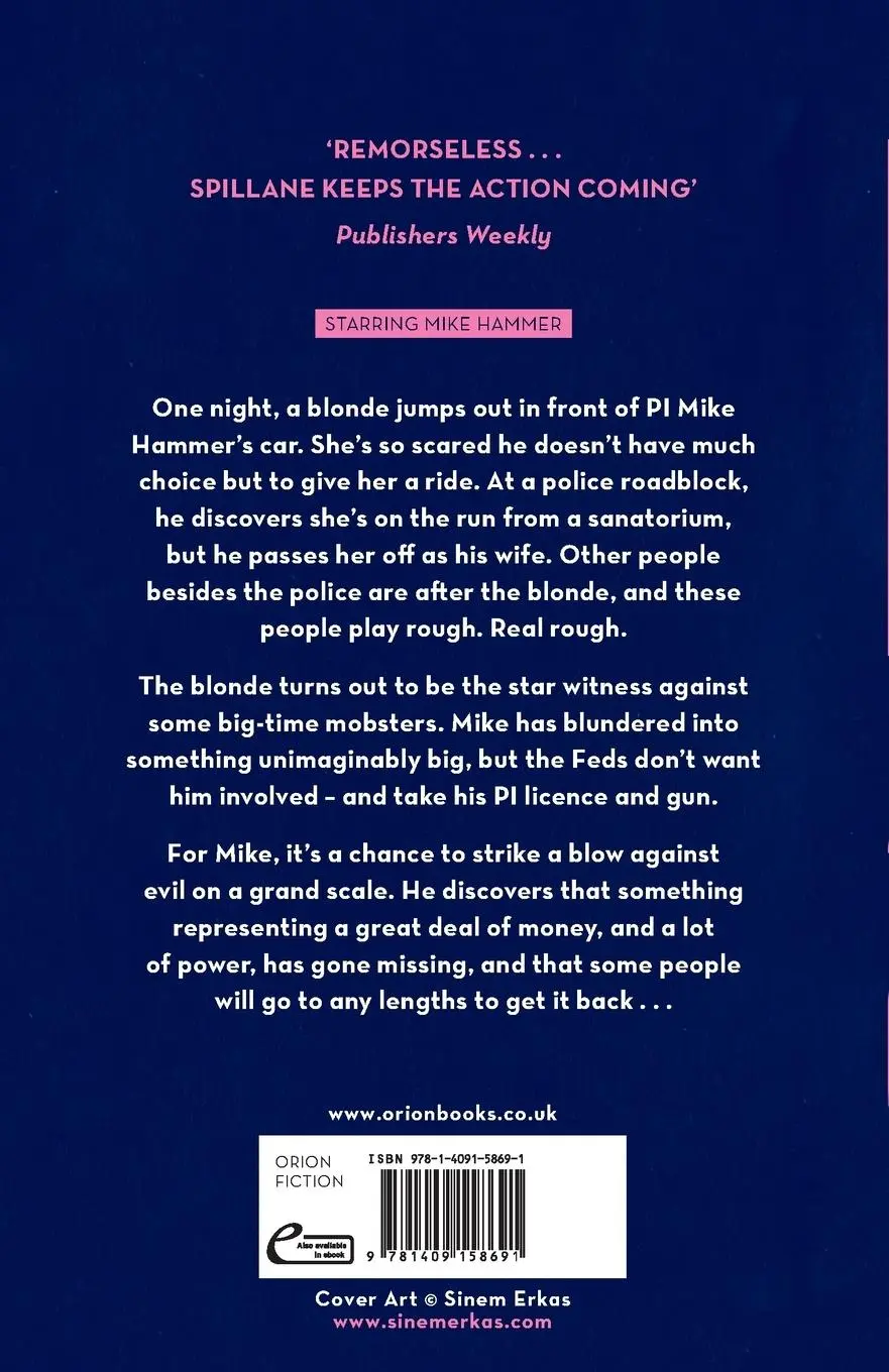 Rückseite: 9781409158691 | Kiss Me, Deadly | Mickey Spillane | Taschenbuch | Englisch | 2015