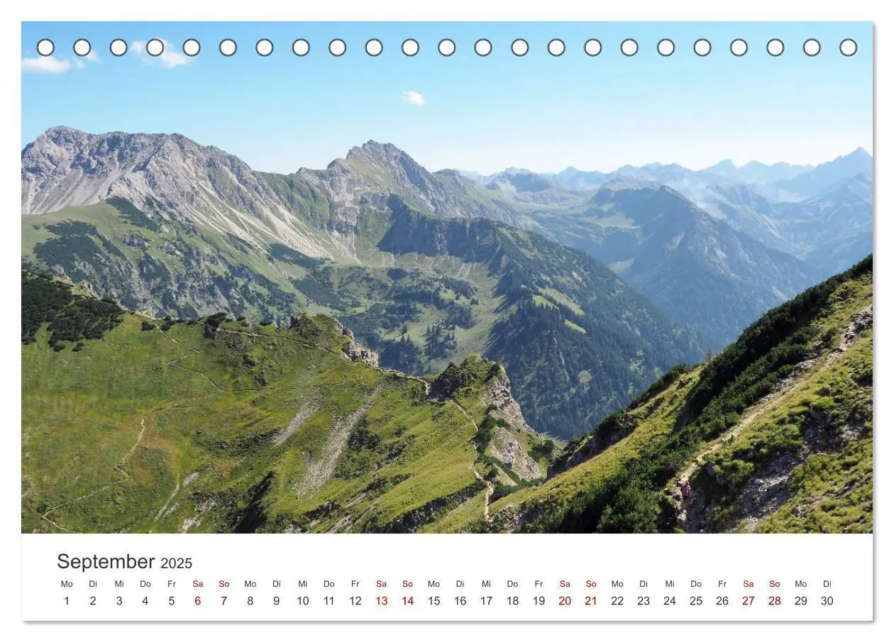 Bild: 9783383988691 | Bergerlebnisse im Tannheimer Tal (Tischkalender 2025 DIN A5 quer),...
