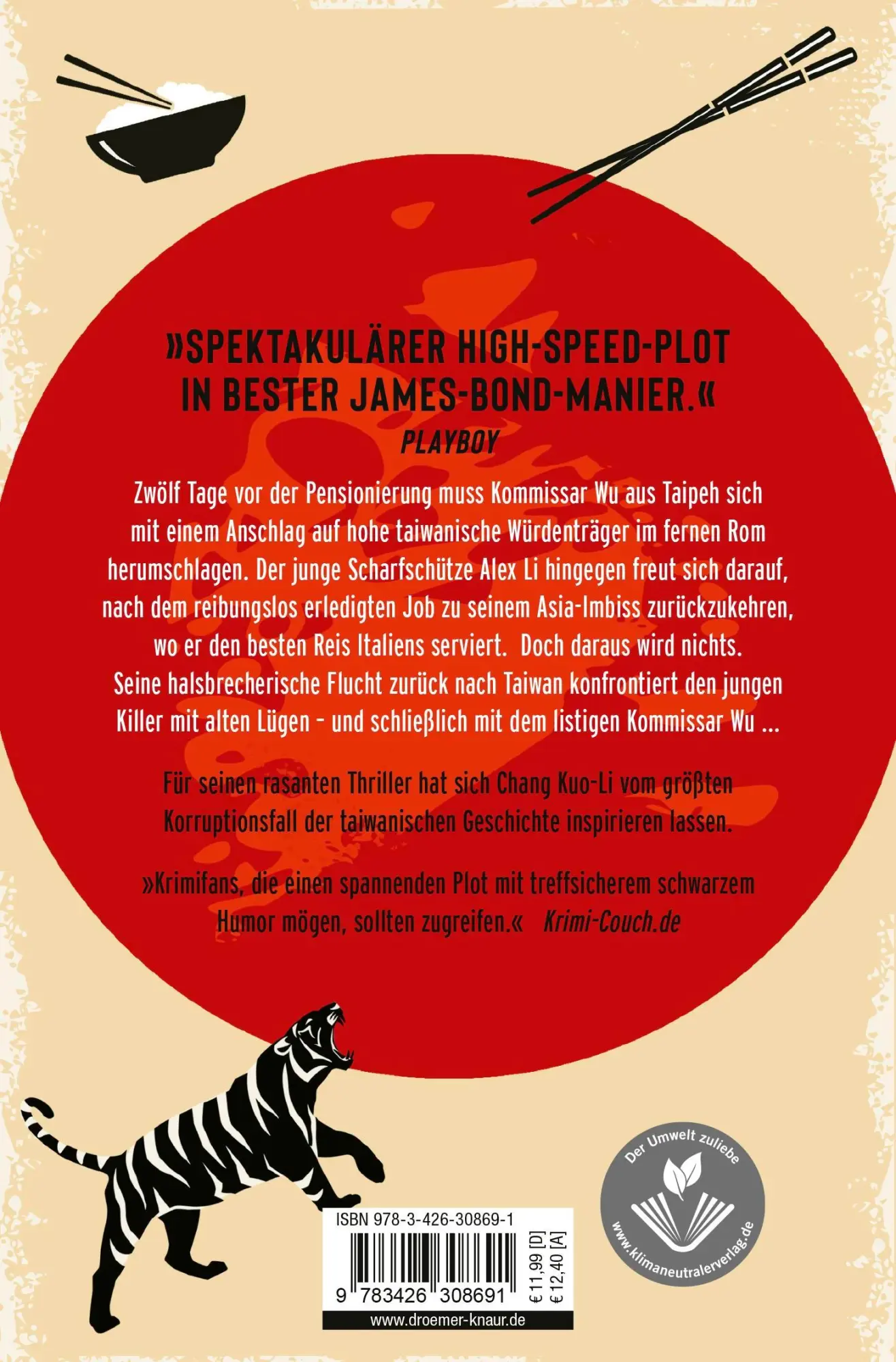 Rückseite: 9783426308691 | Der grillende Killer. | Chang Kuo-Li | Taschenbuch | 320 S. | Deutsch