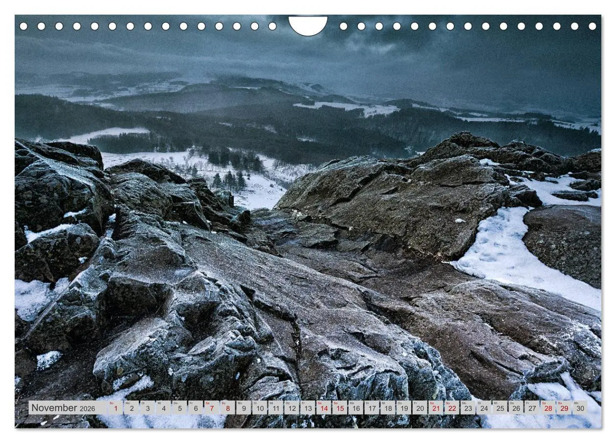 Bild: 9783457788691 | Rhön - Basalt (Wandkalender 2026 DIN A4 quer), CALVENDO Monatskalender