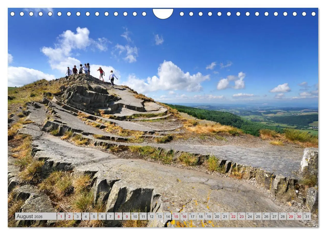 Bild: 9783457788691 | Rhön - Basalt (Wandkalender 2026 DIN A4 quer), CALVENDO Monatskalender