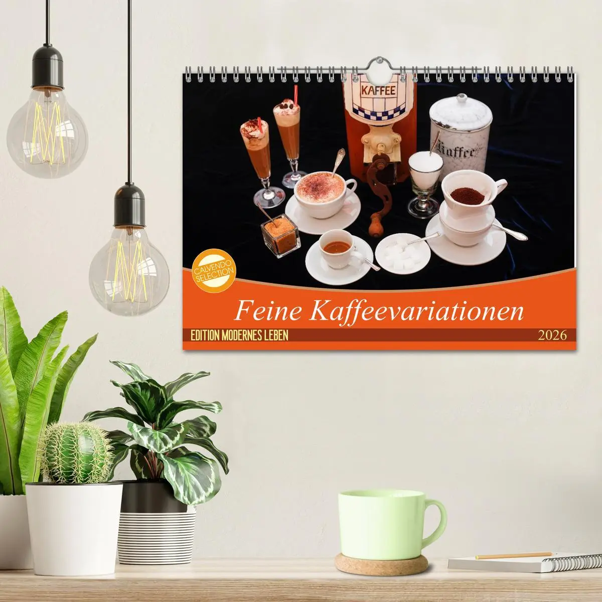 Bild: 9783516018691 | Feine Kaffeevariationen (Wandkalender 2026 DIN A4 quer), CALVENDO...