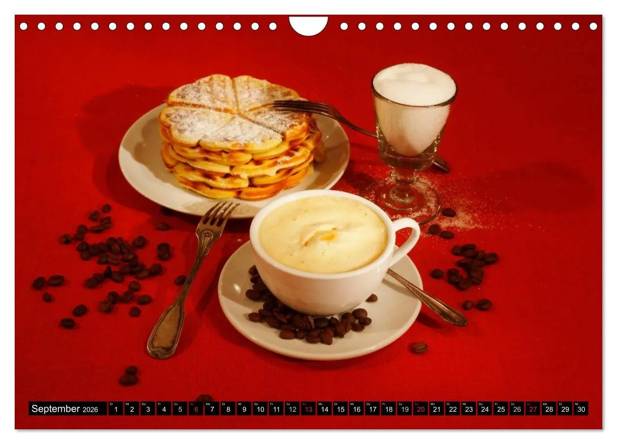 Bild: 9783516018691 | Feine Kaffeevariationen (Wandkalender 2026 DIN A4 quer), CALVENDO...