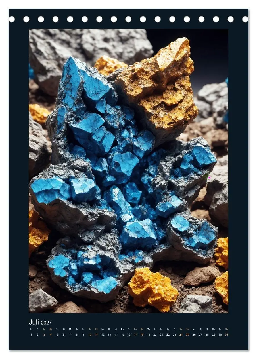 Bild: 9783569108691 | Fantastische Mineralien - Geheimnisvolle Schätze (Tischkalender...