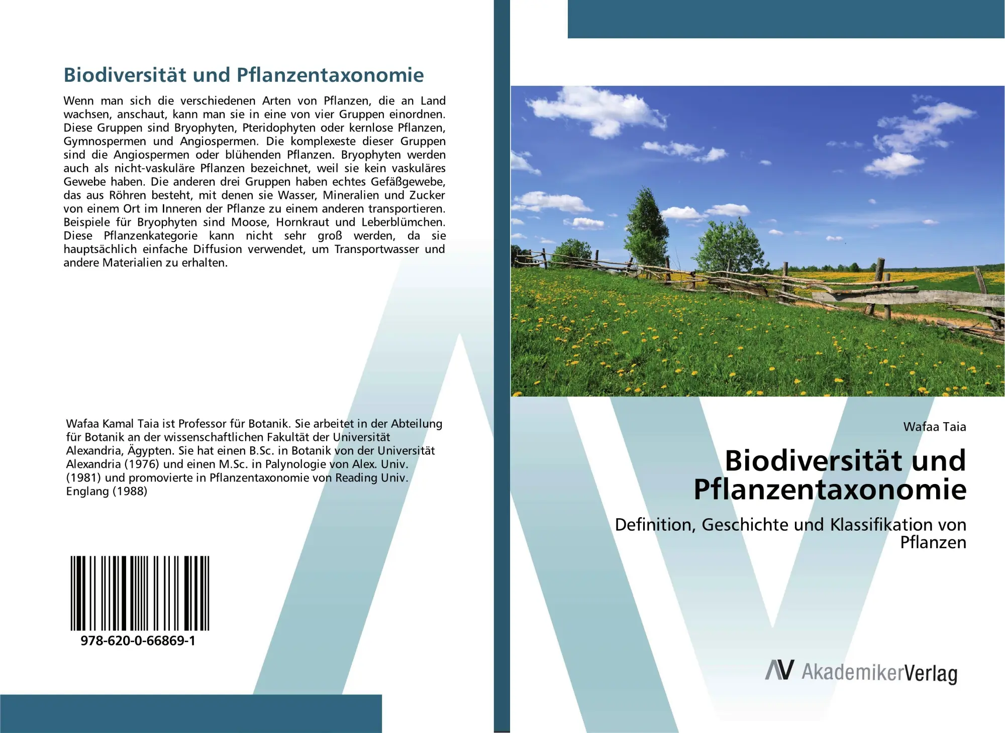 Cover: 9786200668691 | Biodiversität und Pflanzentaxonomie | Wafaa Taia | Taschenbuch | 84 S.