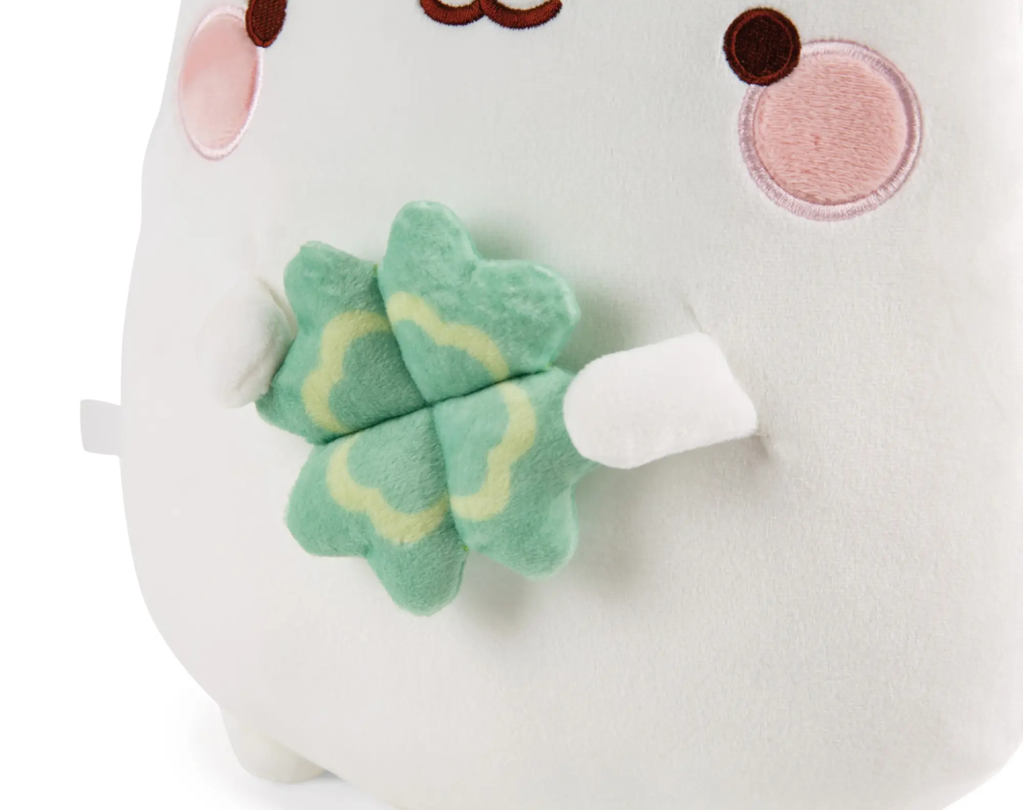 Cover: 4012390488791 | Nici 48879 Kissen MOLANG mit Kleeblatt 30x23cm figürlich | MOLANG
