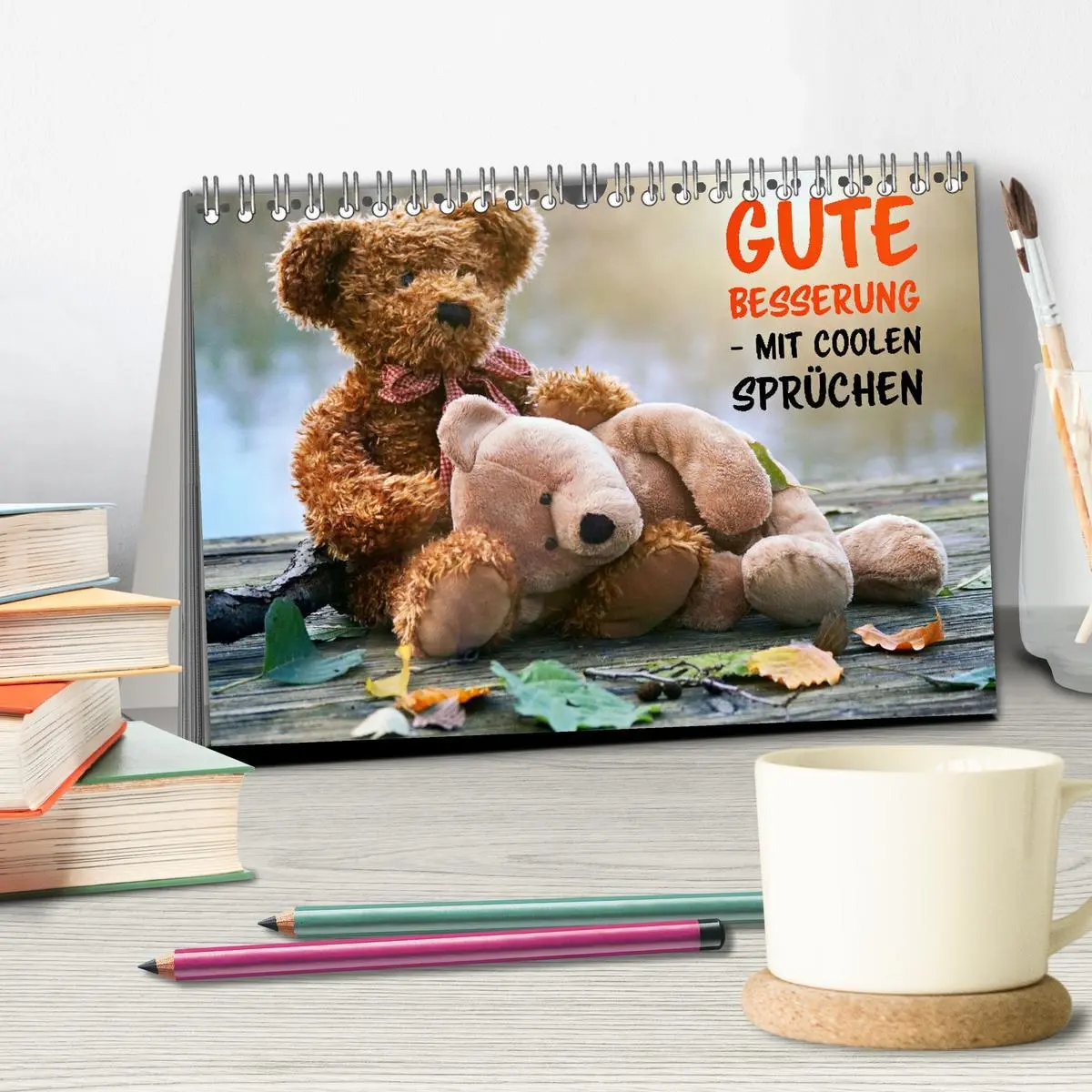 Bild: 9783457398791 | Gute Besserung - mit coolen Sprüchen (Tischkalender 2026 DIN A5...