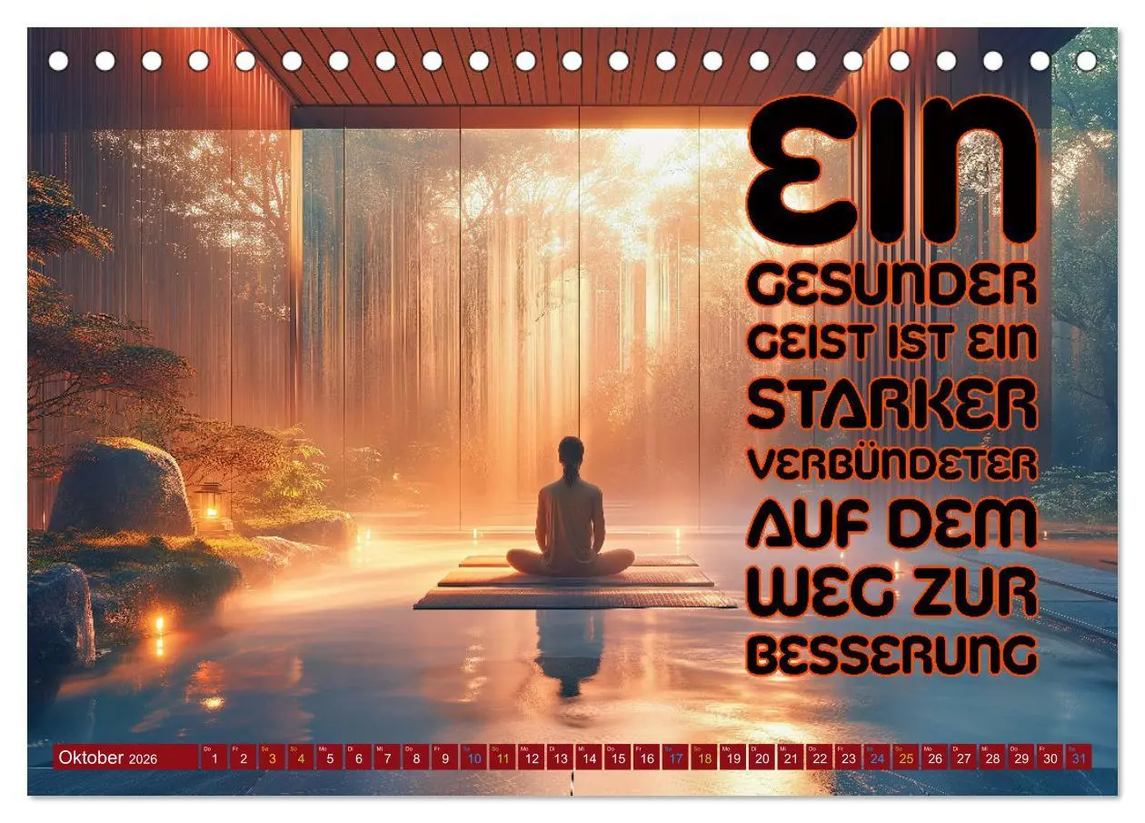 Bild: 9783457398791 | Gute Besserung - mit coolen Sprüchen (Tischkalender 2026 DIN A5...