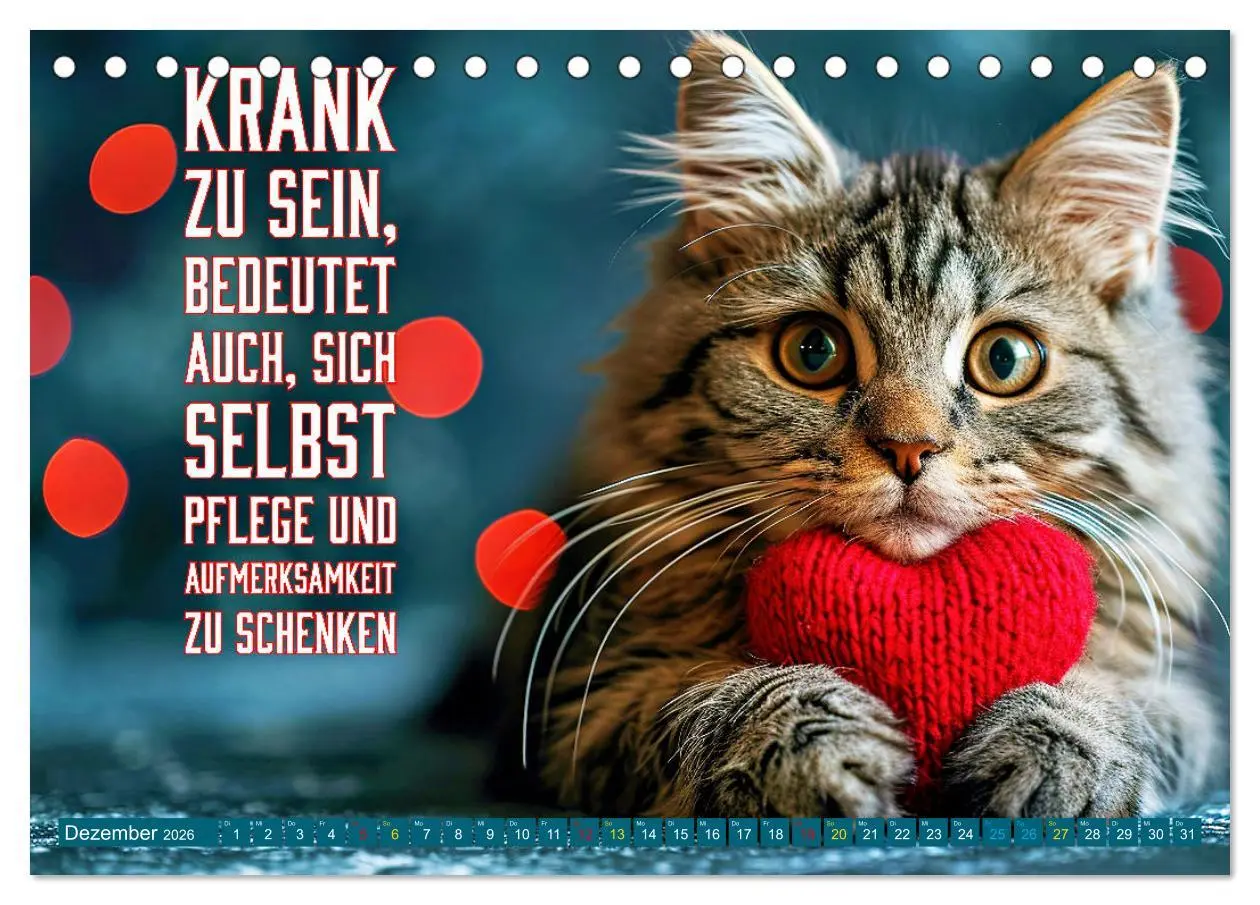 Bild: 9783457398791 | Gute Besserung - mit coolen Sprüchen (Tischkalender 2026 DIN A5...