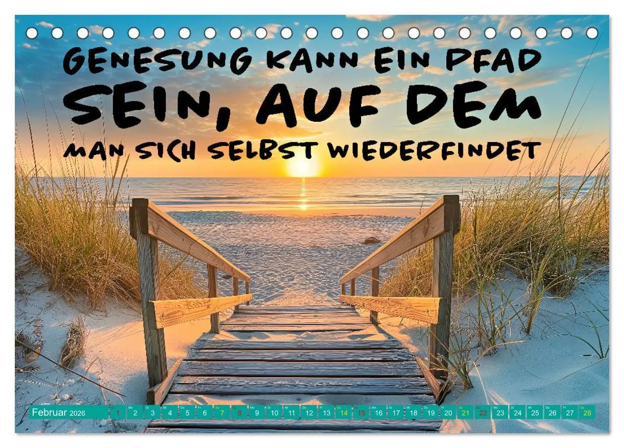 Bild: 9783457398791 | Gute Besserung - mit coolen Sprüchen (Tischkalender 2026 DIN A5...