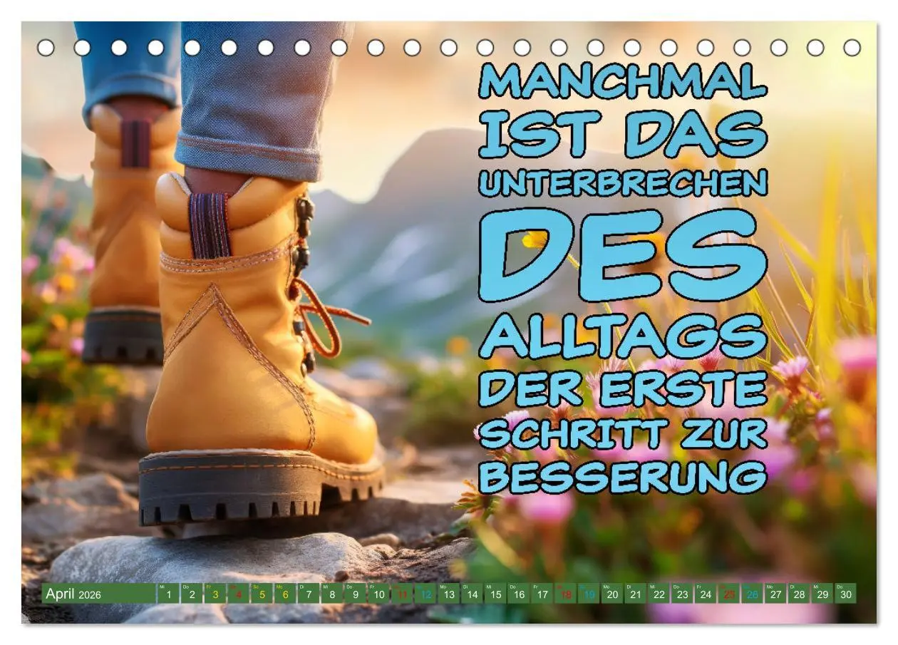 Bild: 9783457398791 | Gute Besserung - mit coolen Sprüchen (Tischkalender 2026 DIN A5...