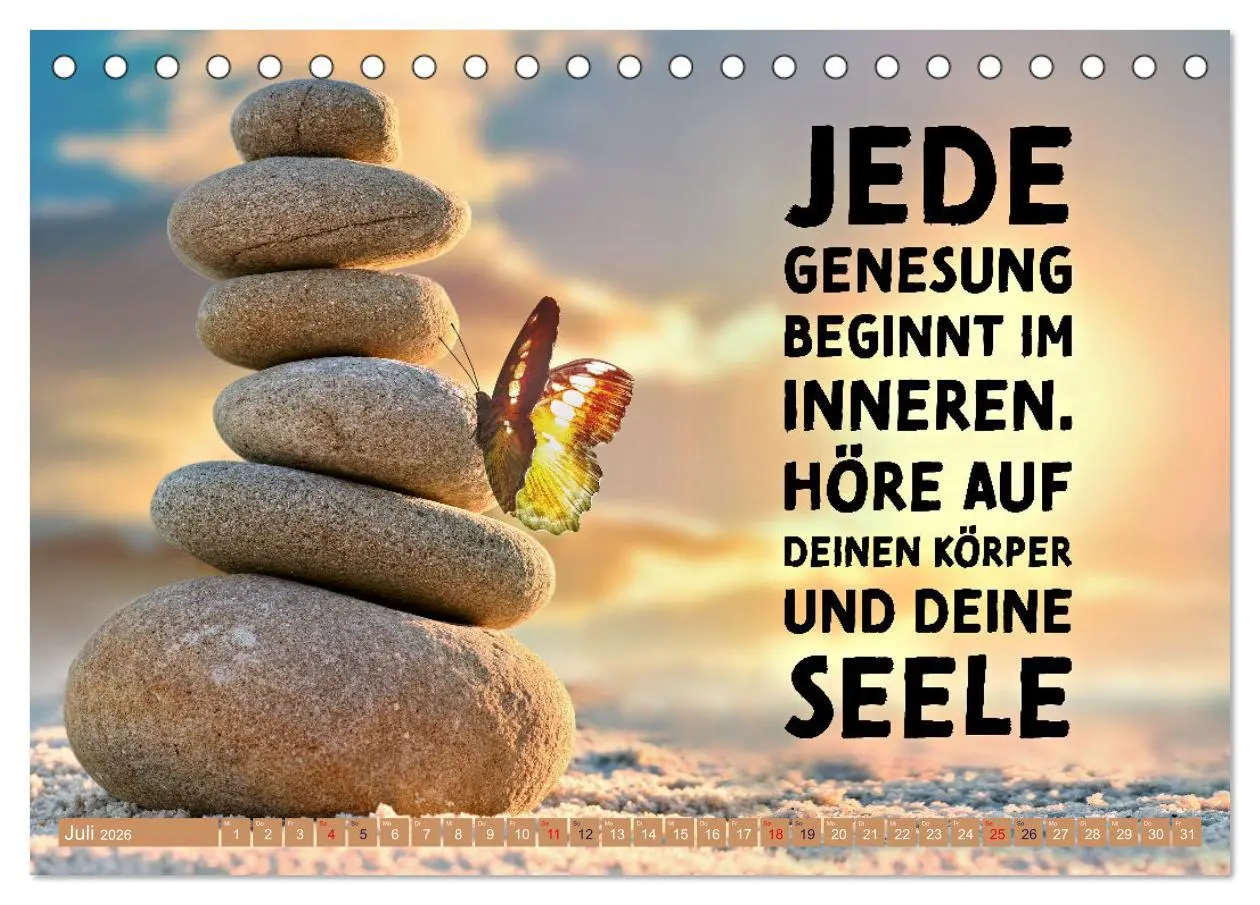 Bild: 9783457398791 | Gute Besserung - mit coolen Sprüchen (Tischkalender 2026 DIN A5...