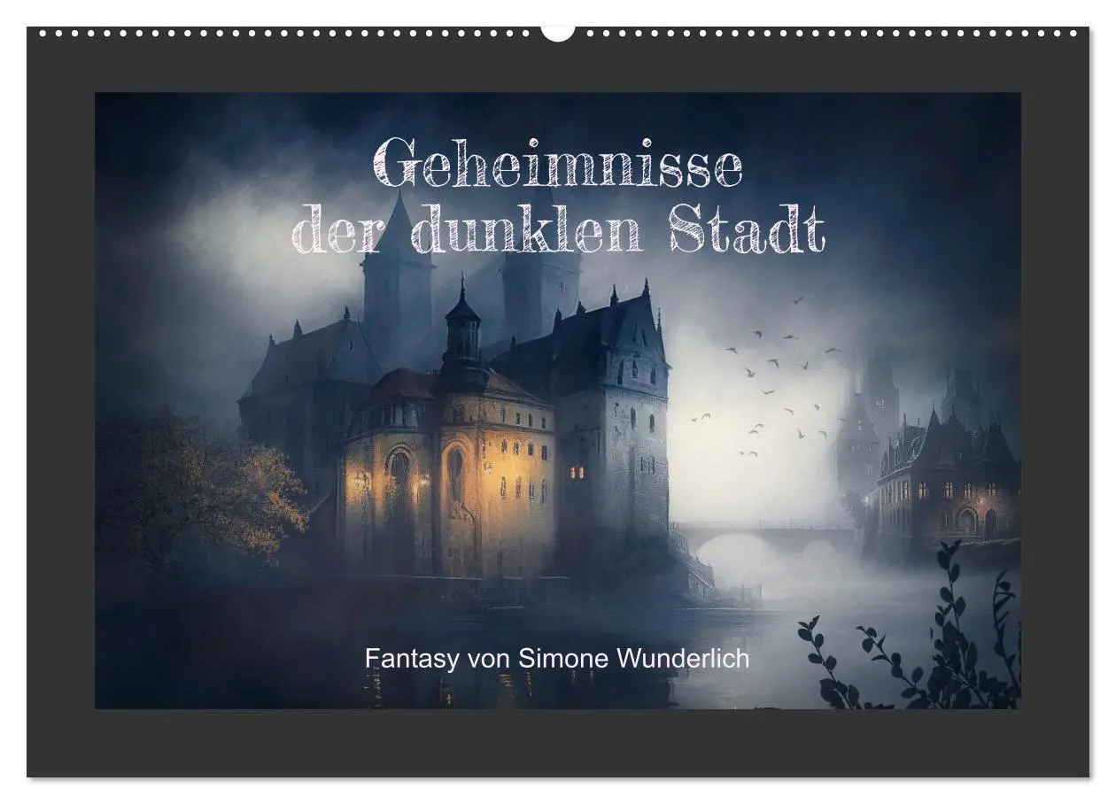 Cover: 9783457538791 | Geheimnisse der dunklen Stadt (Wandkalender 2026 DIN A2 quer),...
