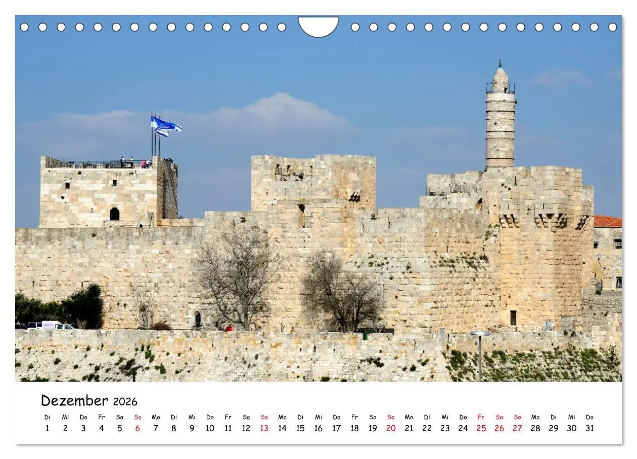 Bild: 9783457778791 | Traumziel Israel (Wandkalender 2026 DIN A4 quer), CALVENDO...