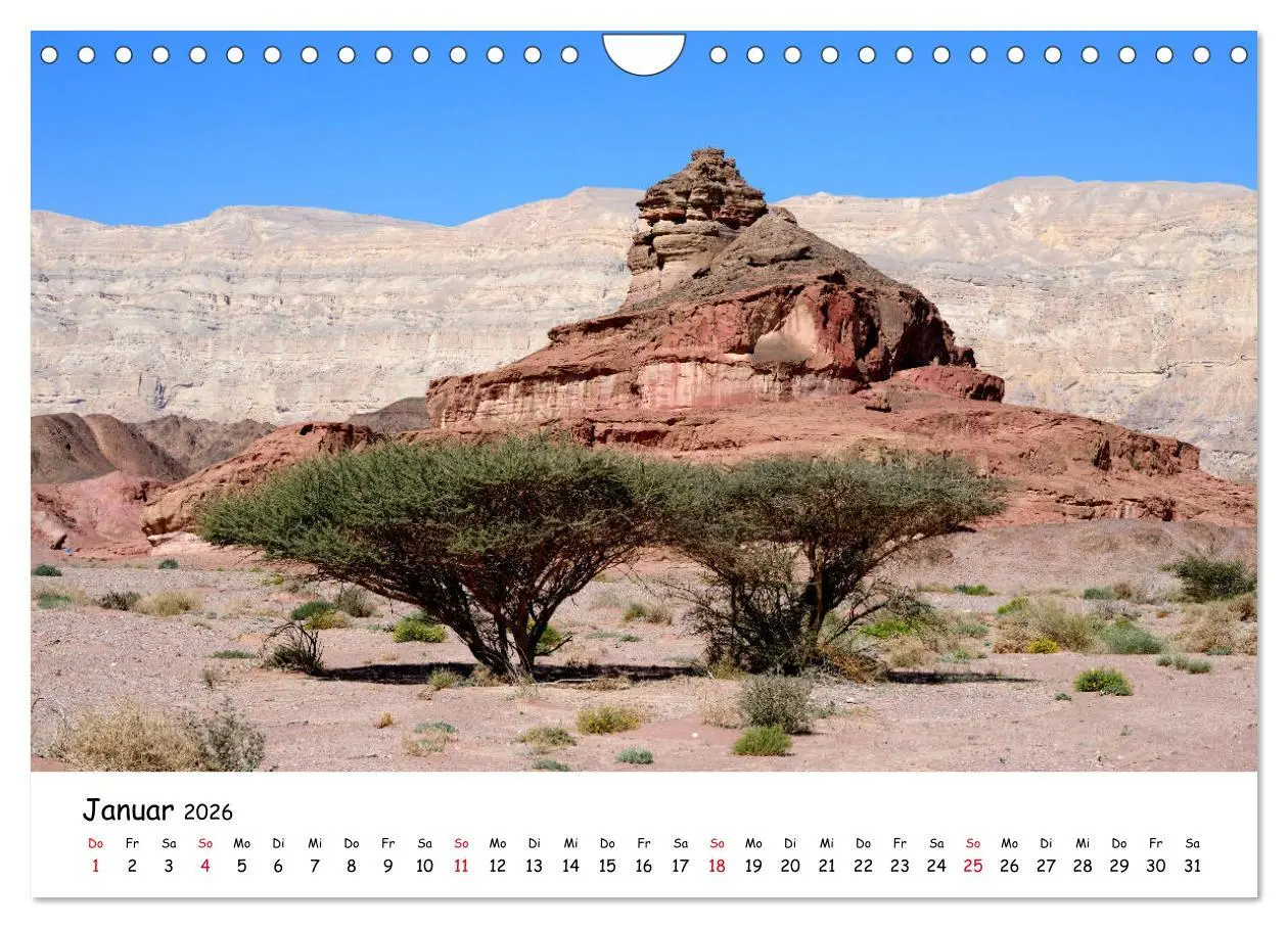 Bild: 9783457778791 | Traumziel Israel (Wandkalender 2026 DIN A4 quer), CALVENDO...