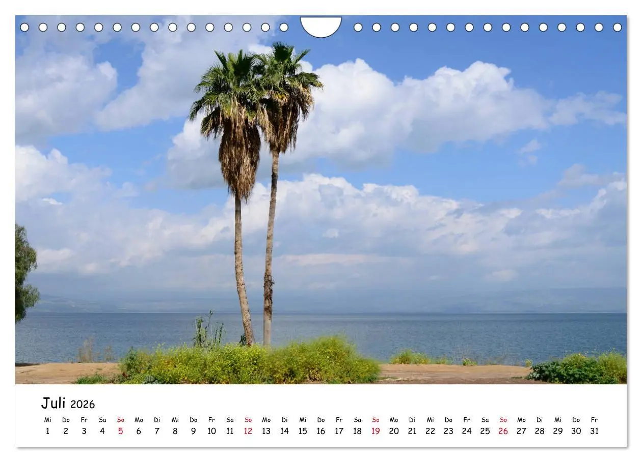 Bild: 9783457778791 | Traumziel Israel (Wandkalender 2026 DIN A4 quer), CALVENDO...