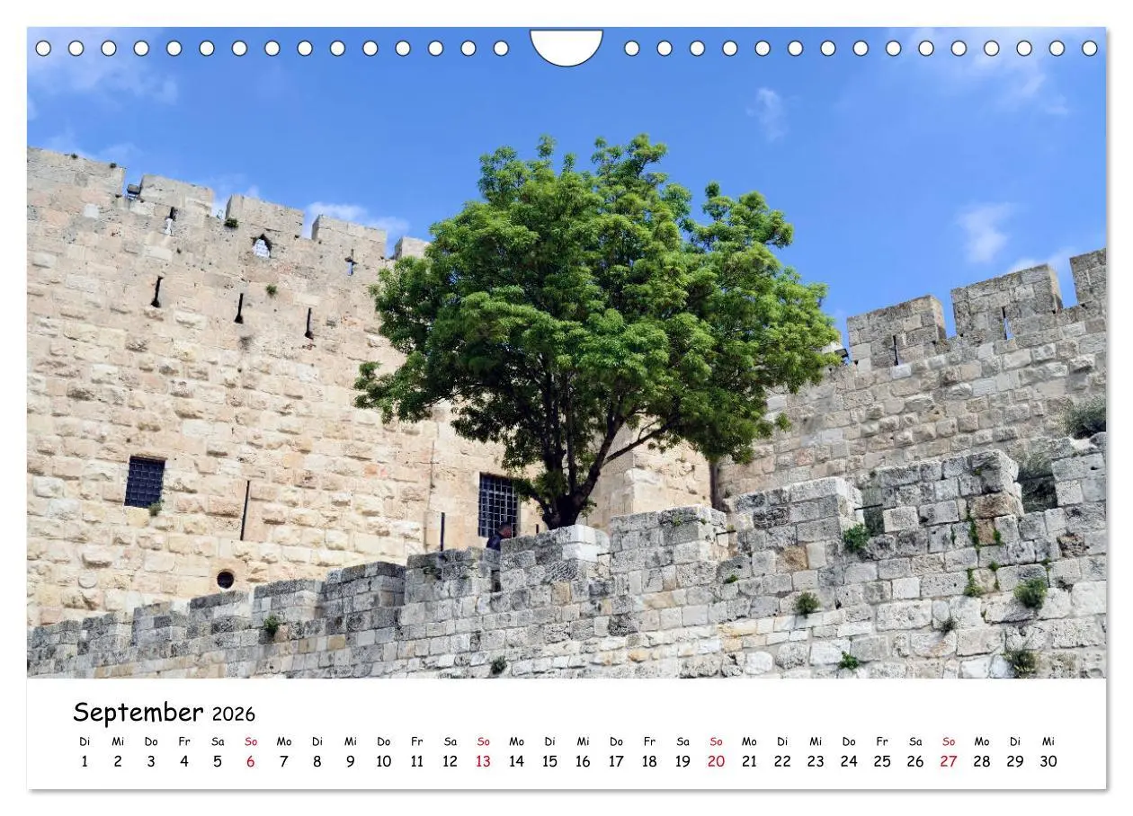 Bild: 9783457778791 | Traumziel Israel (Wandkalender 2026 DIN A4 quer), CALVENDO...