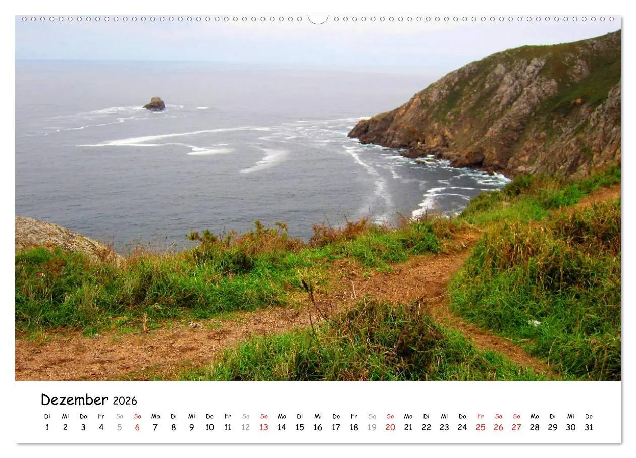 Bild: 9783516008791 | Jakobsweg - Camino Finisterre (hochwertiger Premium Wandkalender...