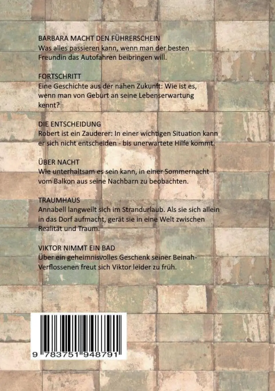 Rückseite: 9783751948791 | Viktor nimmt ein Bad | Christel Baumgart | Taschenbuch | 86 S. | 2020