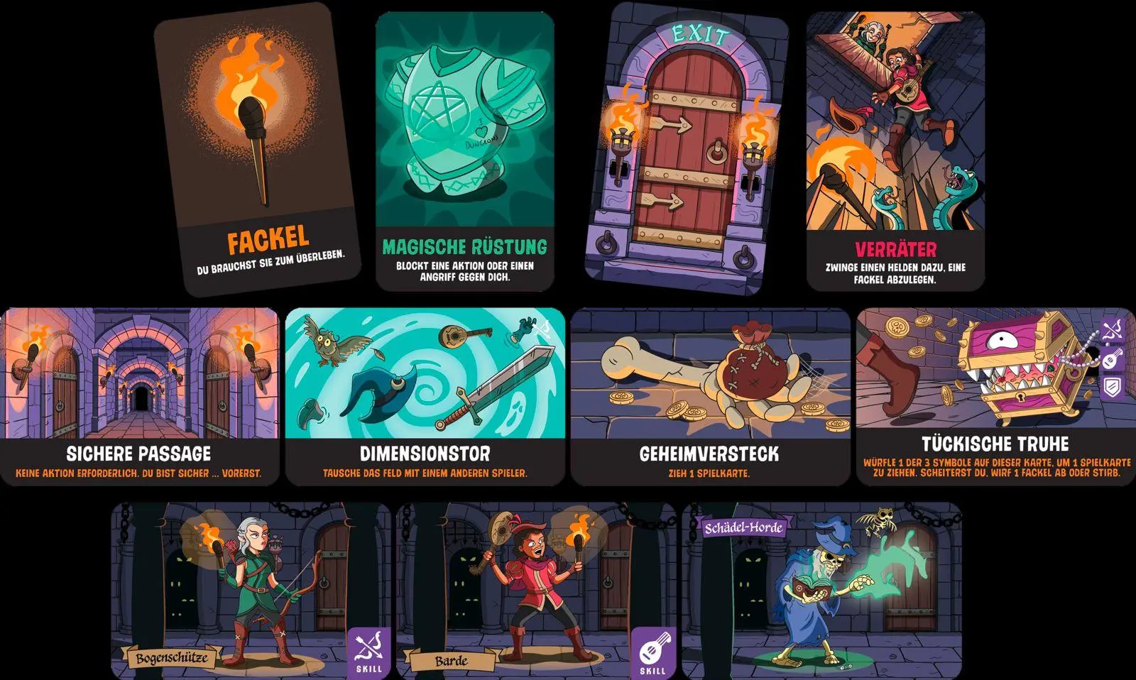 Bild: 4260308348891 | Selfish - Verrat im Dungeon! | Ridley'S Games | Spiel | Schachtel